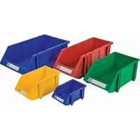 Stack & Hang Bin, 7-7/8" W x 7" H x 17-11/16" D, Red Quali-T-Solutions