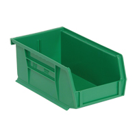 Bacs ultra empilable & suspendable, 4-1/8" la, 3" h x 7-3/8" p, Vert Quali-T-Solutions