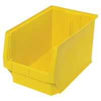 Contenants g&eacute;ants empilables, 12,375" la x 19,75" p x 11,875" h, Jaune Quali-T-Solutions