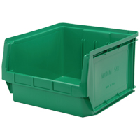 Giant Stacking Containers, 18.375" W x 19.75" D x 11.875" H, Green Quali-T-Solutions