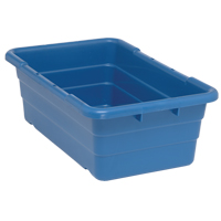 Cross Stack Bins, 16" W x 25.125" D x 8.5" H, Blue Quali-T-Solutions