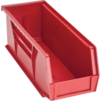 Ultra Stack & Hang Bin, 4-1/8" W x 4" H x 10-7/8" D, Red Quali-T-Solutions