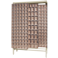 Syst&egrave;me de stockage &agrave; glissi&egrave;re &agrave; bacs basculants autonome, 48" la x 18" p x 77" h, 303 tiroirs Quali-T-Solutions