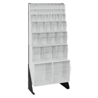 Support pour bacs basculants, 23-5/8" la x 8" p x 52" h, 38 tiroirs Quali-T-Solutions