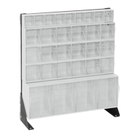 Support pour bacs basculants, 23-5/8" la x 8" p x 28" h, 31 tiroirs Quali-T-Solutions