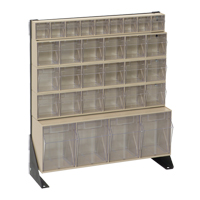 Support pour bacs basculants, 23-5/8" la x 8" p x 28" h, 31 tiroirs Quali-T-Solutions