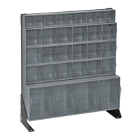 Support pour bacs basculants, 23-5/8" la x 8" p x 28" h, 31 tiroirs Quali-T-Solutions