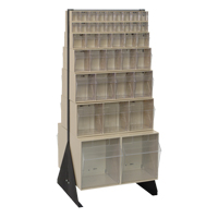 Support pour bacs basculants, 23-5/8" la x 16" p x 52" h, 76 tiroirs Quali-T-Solutions