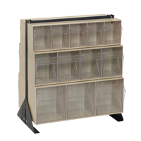 Support pour bacs basculants, 23-5/8" la x 16" p x 28" h, 24 tiroirs Quali-T-Solutions
