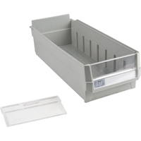 Replacement Drawer for KPC-HD Heavy-Duty Parts Cabinets, Plastic, 6-1/2" W x 14-4/5" D x 4" H, Grey Quali-T-Solutions
