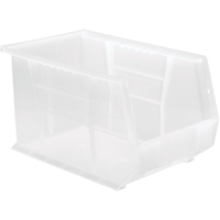 Clear-View Ultra Stack & Hang Bin, 8-1/4" W x 8" H x 13-5/8" D, Clear Quali-T-Solutions
