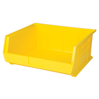 Stack & Hang Bin, 16-1/2" W x 7" H x 14-3/4" D, Yellow Quali-T-Solutions