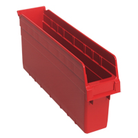 Bacs pour &eacute;tag&egrave;re Store-Max, 4-3/8" la x 8" H x 17-7/8" p, Rouge, Capacit&eacute; 56 lb Quali-T-Solutions