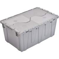 Bac emboîtable FP243C FliPak, 26,9" x 16,9" x 12,1", Gris Quali-T-Solutions