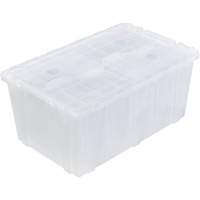 Bac emboîtable FP243C FliPak, 26,9" x 16,9" x 12,1", Transparent Quali-T-Solutions