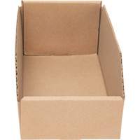 Deep Corrugated Parts Bins, 5-3/4" W x 11-1/4" D x 4-1/2" H, Beige Quali-T-Solutions
