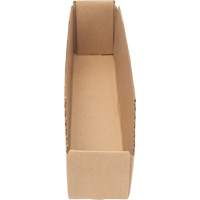 Deep Corrugated Parts Bins, 1-7/8" W x 17-1/8" D x 4-1/2" H, Beige Quali-T-Solutions