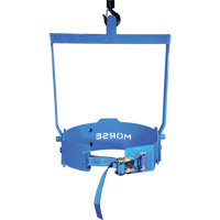 Ensemble de l&egrave;ve-baril manuel inclinable, Baril de 55 gal. US (45 gal. imp.), Capacit&eacute; 800 lb/363 kg Quali-T-Solutions