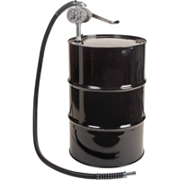 Rotary Lobe Type Drum Pump, Aluminum/Steel, Fits 55 Gal., 1 liter per revolution Quali-T-Solutions