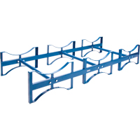 Porte-barils empilables, 3 barils, Capacit&eacute; de 2400 lb, 71-1/2" la x 30" p x 12-1/2" h Quali-T-Solutions