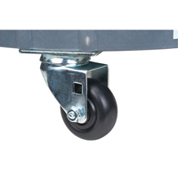 Socle roulant pour baril de confinement des fuites, 24,25" dia. X 7,625" h, Cap. de d&eacute;versement 1,5 gal. US Quali-T-Solutions