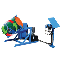 Drum Tumbler Tilt to Load, 55 US gal. (45 Imperial Gal.) Capacity, Variable Speed, 2 HP Quali-T-Solutions