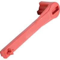 Cl&eacute; pour bouchon-&eacute;crou sp&eacute;cialis&eacute;e &agrave; un seul c&ocirc;t&eacute;, Ouverture de 1-1/4", Poign&eacute;e 8", Nylon anti&eacute;tincelles Quali-T-Solutions
