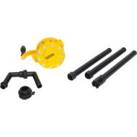 Pompe rotative pour baril, Polypropyl&egrave;ne, Pour capacit&eacute; 15 - 55 gal. US, 8 oz/course Quali-T-Solutions
