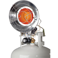 Single Tank-Top Heater, Radiant Heat, Propane, 15000 BTU/H Quali-T-Solutions