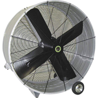 Ventilateurs tambour &agrave; entraînement par courroie, Industriel, 1 vitesses, Diam&egrave;tre de 48" Quali-T-Solutions