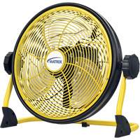 Ventilateur d'int&eacute;rieur/ext&eacute;rieur rechargeable avec port USB, Commercial, Variable vitesses, Diam&egrave;tre de 12" Quali-T-Solutions