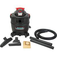 Aspirateur, Secs-humides, 6 CV, 16 gal. US (60,6 litres) Quali-T-Solutions