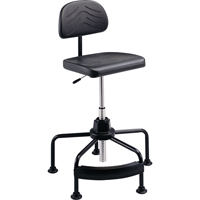 Industrial Seating, Stationary, Adjustable Height, 250 lbs. Capacity Quali-T-Solutions