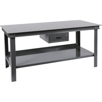 Heavy-Duty Workbench, 72" W x 36" D x 34" H, 14000 lbs. Capacity Quali-T-Solutions
