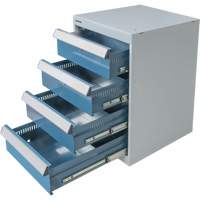 &eacute;tabli &agrave; quatre tiroirs sur pi&eacute;destal, 18" la x 21" p x 28" h Quali-T-Solutions