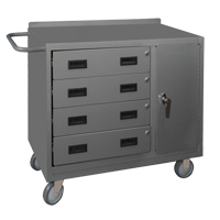 Armoire d'&eacute;tabli mobile, Acier Surface Quali-T-Solutions
