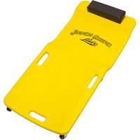 Sommier jaune &agrave; profil bas, en plastique robuste Quali-T-Solutions