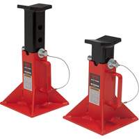 Jack Stands, Locking Pin, 5 tons Capacity, 9-1/2" - 15-3/4" H Quali-T-Solutions
