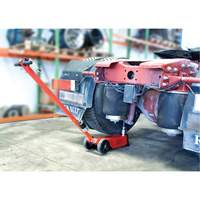 Cric &agrave; 2 &eacute;tapes, 22 tonne(s)/44 tonne(s), Air comprim&eacute;/hydraulique Quali-T-Solutions