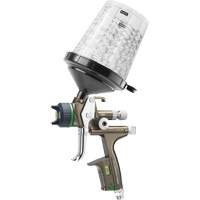 Pistolet de peinture de premi&egrave;re qualit&eacute; pour peinture automobile avec psi num&eacute;rique X5500 HVLP 1,2 I RPS D, Entr&eacute;e d'air 1/4" NPT, 15,19 pi³/min, Capacit&eacute; 0,6 L/0,9 L, 0,17 psi Quali-T-Solutions