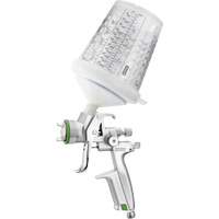 Pistolet de peinture de premi&egrave;re qualit&eacute; 4400?B HVLP?1,0 SR avec godet RPS 0,3?L, pour les retouches de finitions automobiles, Entr&eacute;e d'air 1/4" NPT, 4,24 pi³/min, Capacit&eacute; 0,3 L, 0,14 psi Quali-T-Solutions