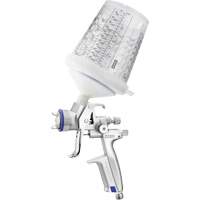 Pistolet de peinture de premi&egrave;re qualit&eacute; 4400?B RP?1,2 SR avec godet RPS 0,3?L, pour les retouches de finitions automobiles, Entr&eacute;e d'air 1/4" NPT, 7,06 pi³/min, Capacit&eacute; 0,3 L, 0,17 psi Quali-T-Solutions