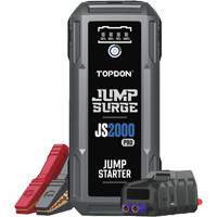 D&eacute;marreur de secours, banque d'alimentation et lampe de poche JumpSurge2000Pro &agrave; 2500 A de pointe Quali-T-Solutions