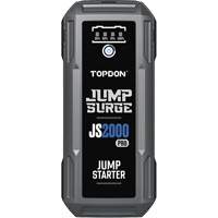D&eacute;marreur de secours, banque d'alimentation et lampe de poche JumpSurge2000Pro &agrave; 2500 A de pointe Quali-T-Solutions