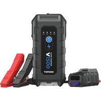 D&eacute;marreur d'appoint, survolteur, banque d'alimentation et lampe de poche V1500 Quali-T-Solutions