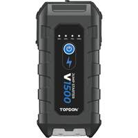 D&eacute;marreur d'appoint, survolteur, banque d'alimentation et lampe de poche V1500 Quali-T-Solutions