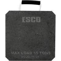 Plaque de support de v&eacute;rin d'une capacit&eacute; de 55 tonnes Quali-T-Solutions