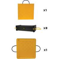Ensemble de syst&egrave;me de sout&egrave;nement en composite CribLok 10 mcx Quali-T-Solutions