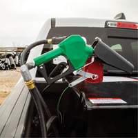 Green Automatic Gasoline Spout Nozzle Quali-T-Solutions