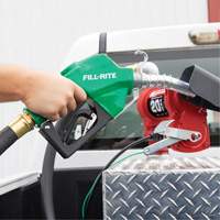 Green Automatic Diesel Spout Nozzle Quali-T-Solutions